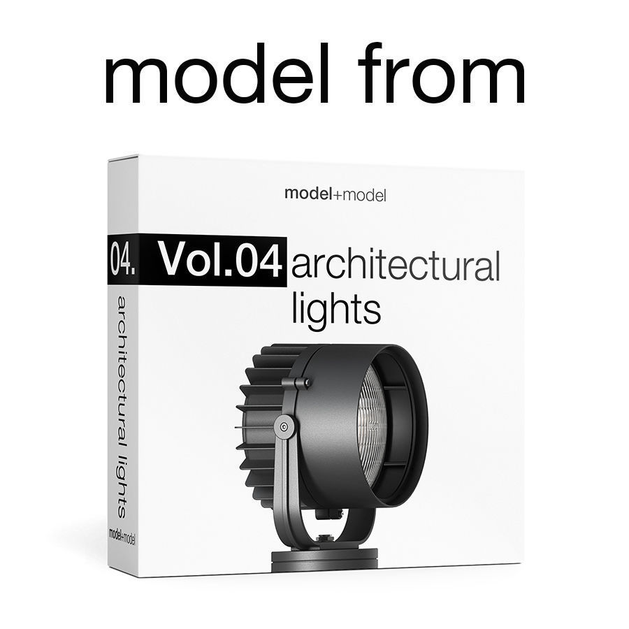 Zumtobel track spotlight system 3D model_8