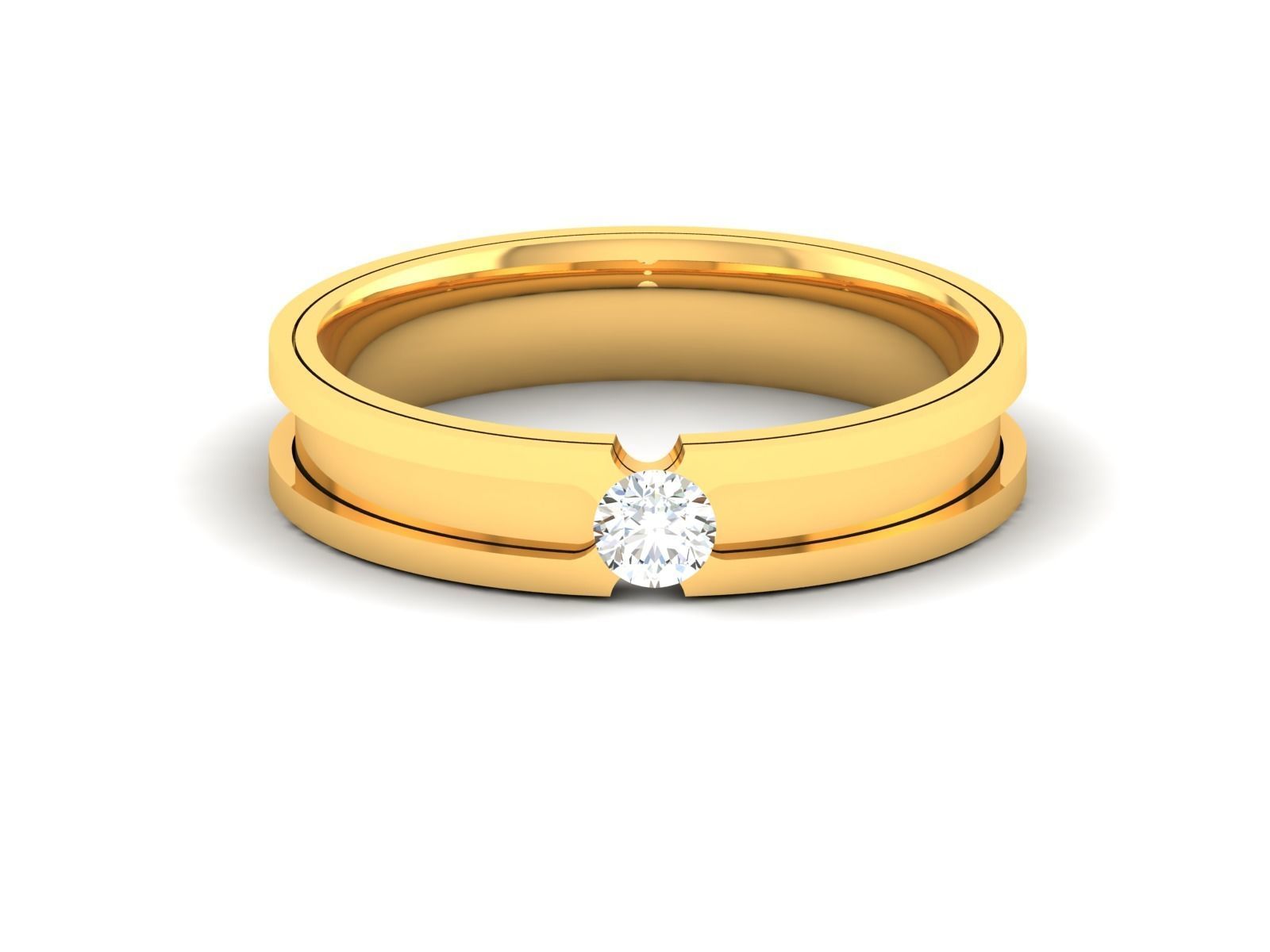 Women Ring 3dm render detail 3D print model_7
