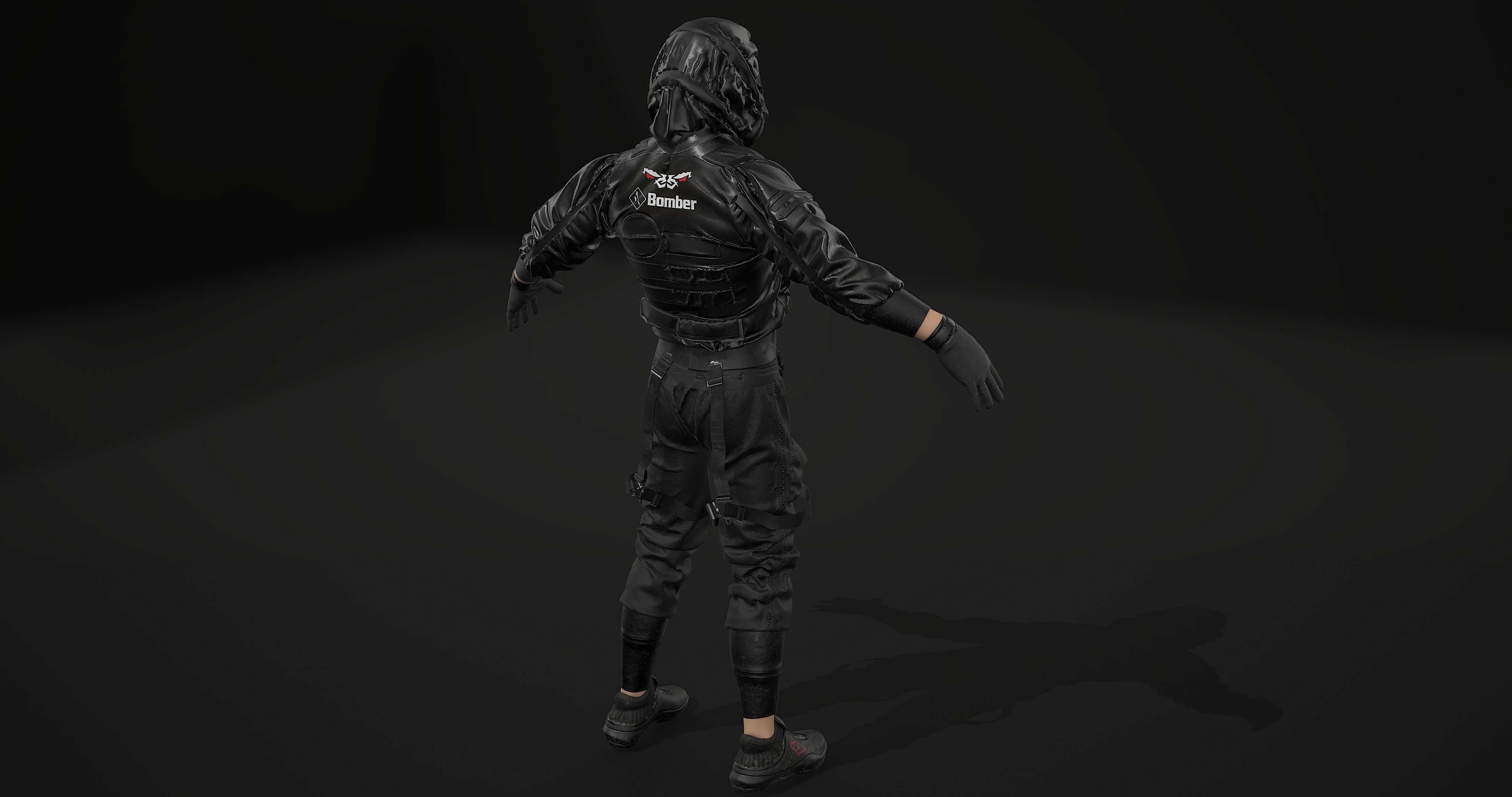 Male character  high poly 3D model_2