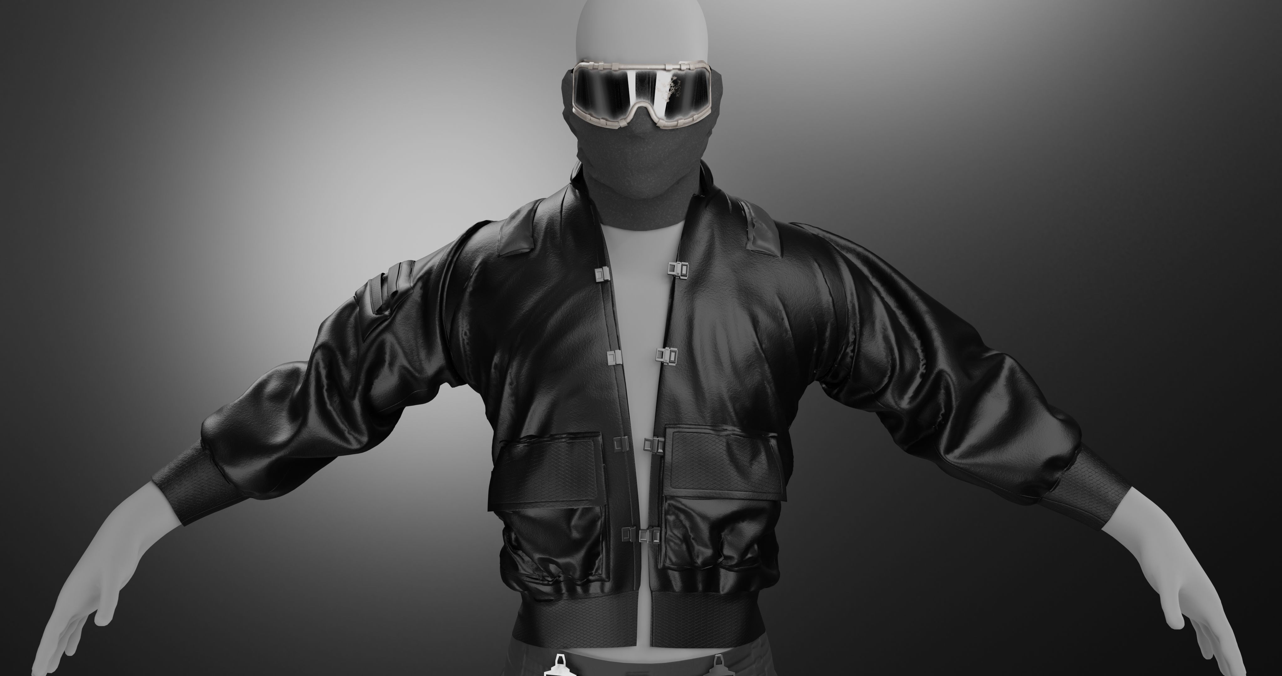 Male character  high poly 3D model_4