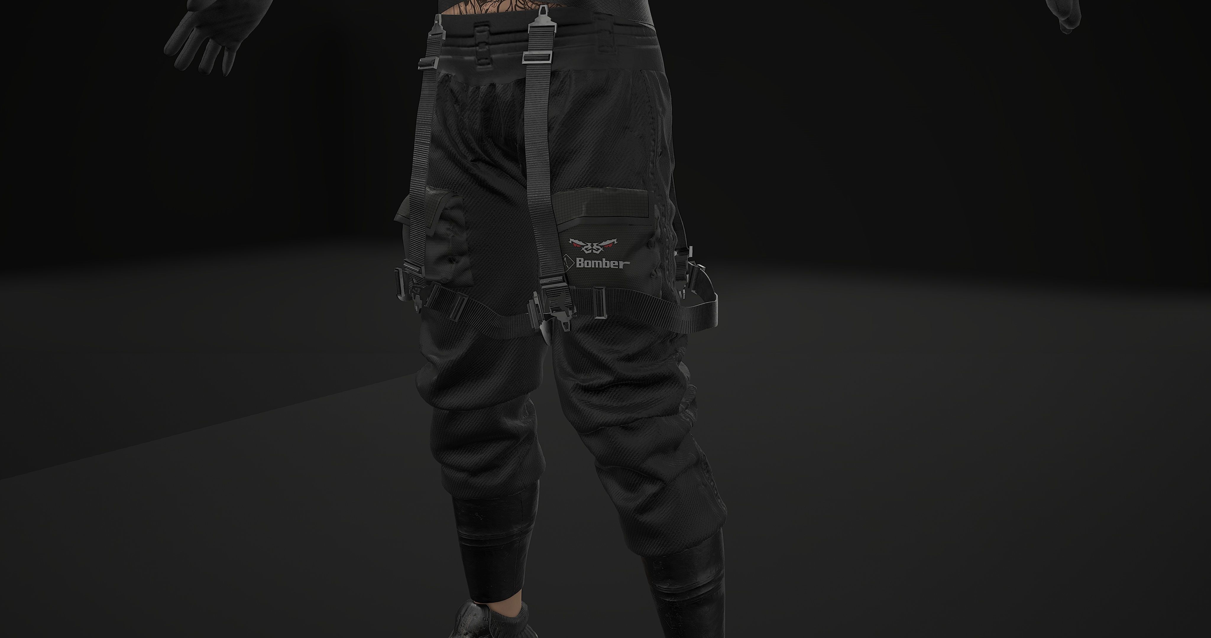 Male character  high poly 3D model_3