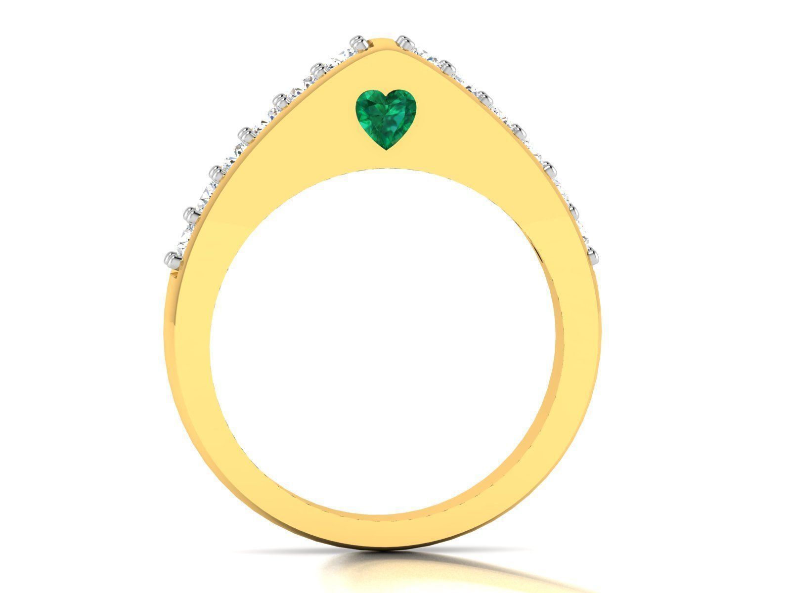 Women Ring 3dm render detail 3D print model_1