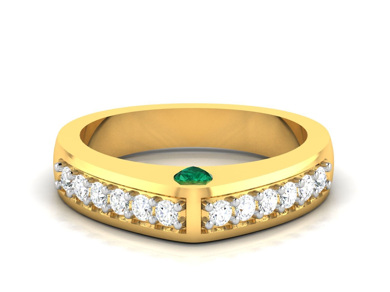 Women Ring 3dm render detail 3D print model_7