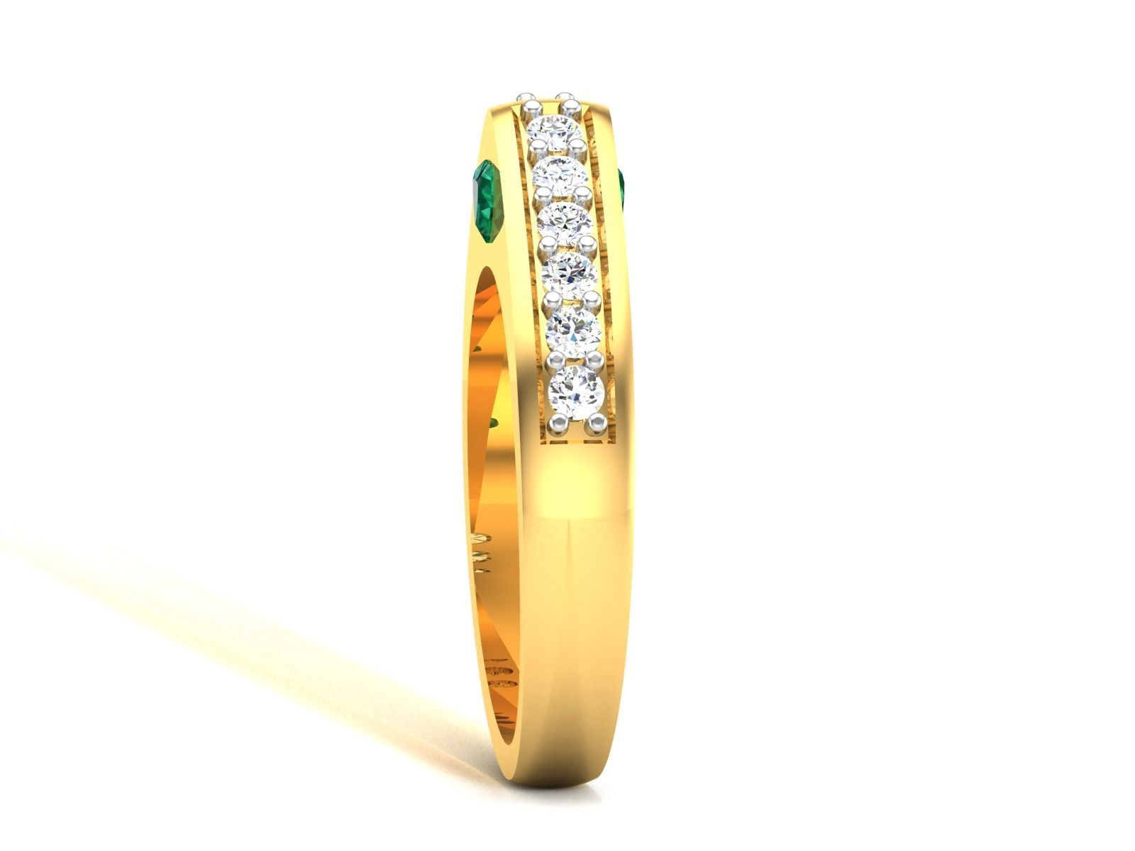 Women Ring 3dm render detail 3D print model_6