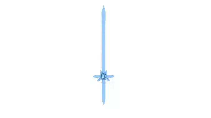 sword blue rose 