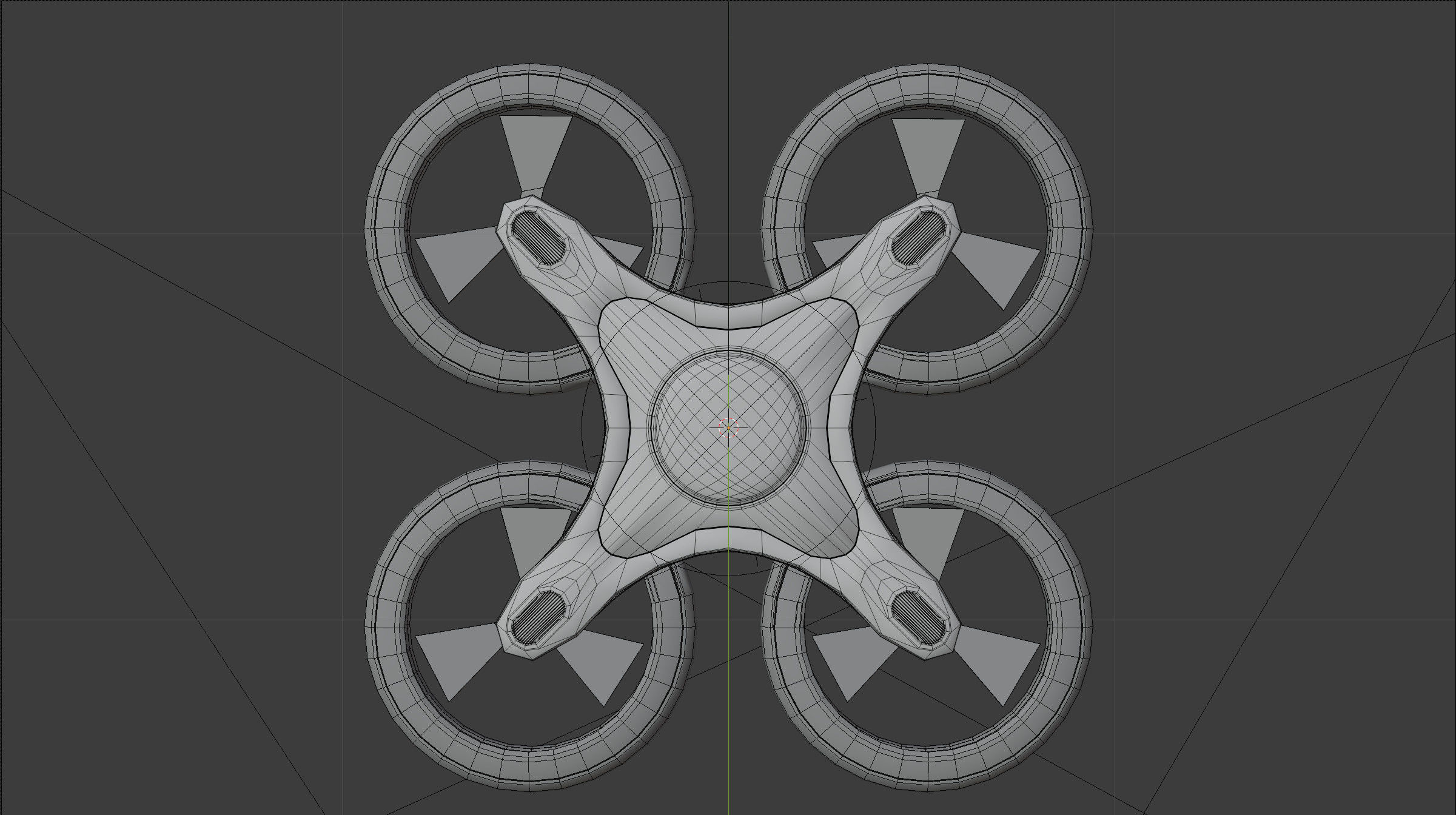 Drone Quadcopter 3D model_9