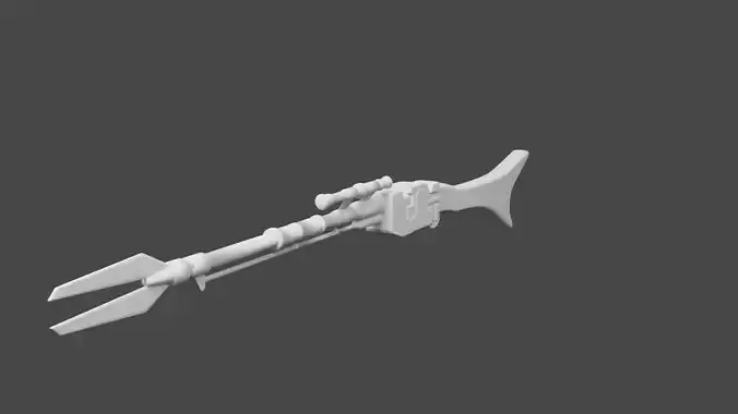 Mandalorian Pulse Rifle Free 3D model