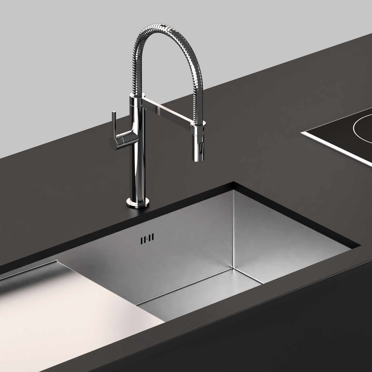 Modern Kitchen 3D model_4