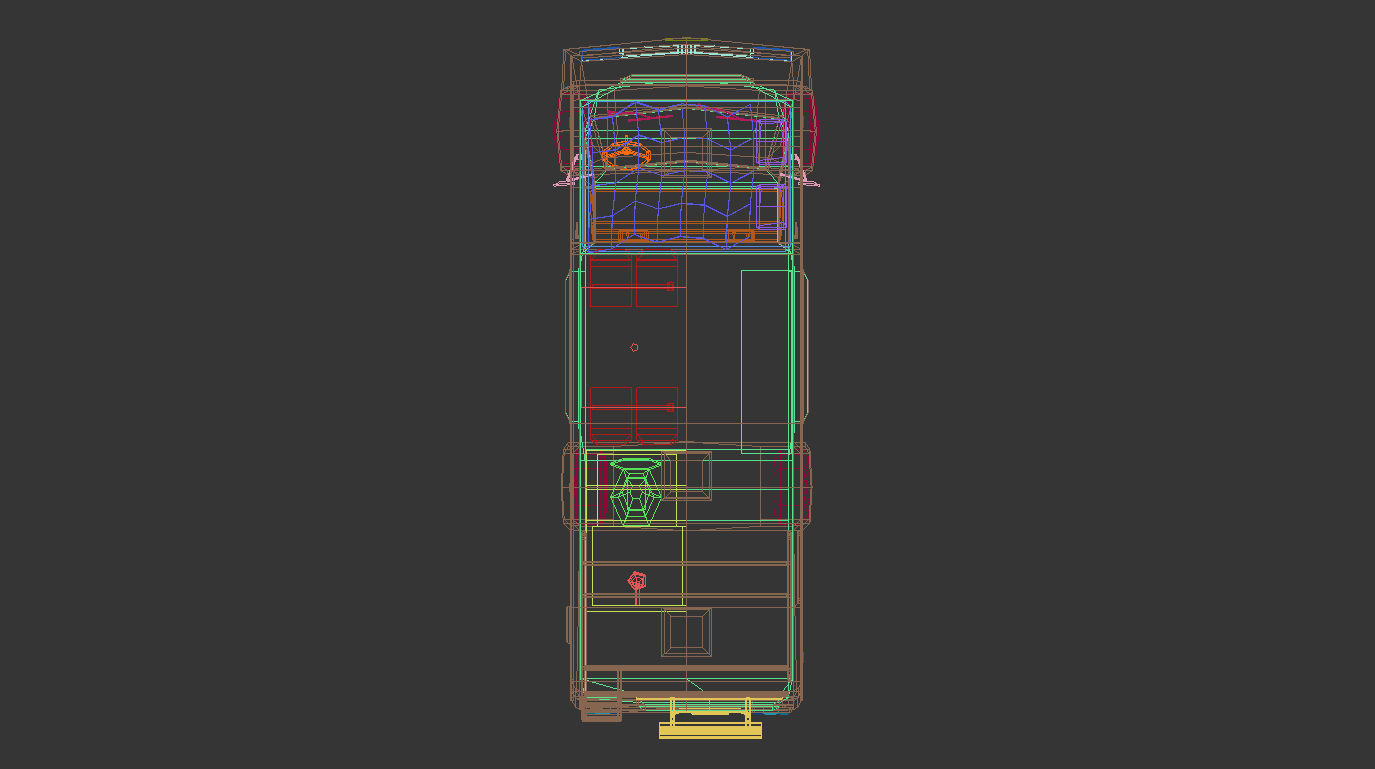 Low Poly Motorhome 01 Low-poly 3D model_17