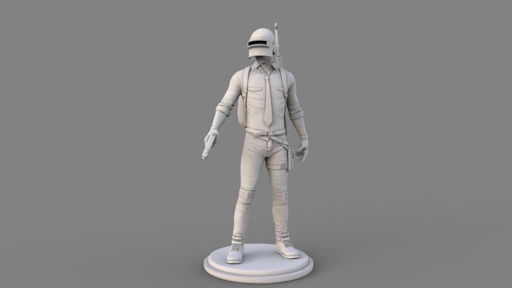 pubg 3d model character 3D model_2