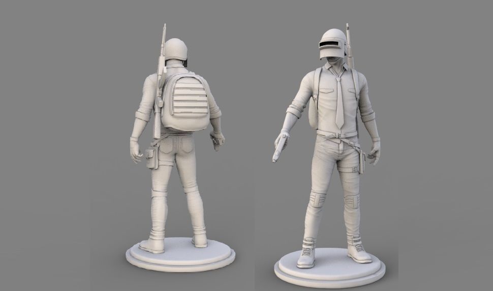pubg 3d model character 3D model_1