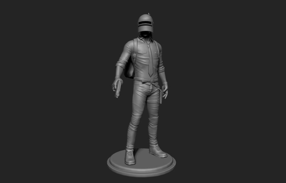 pubg 3d model character 3D model_8