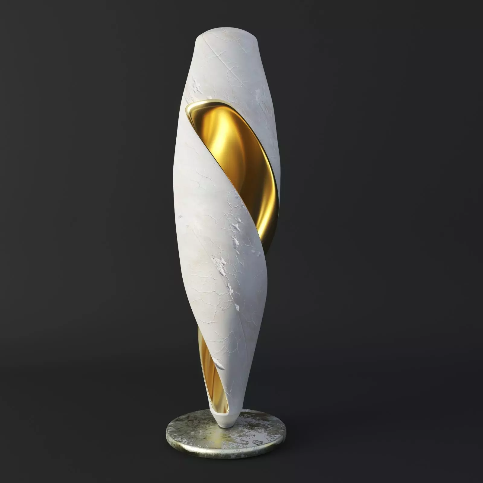 AbstracT Sculpture Low-poly 3D model