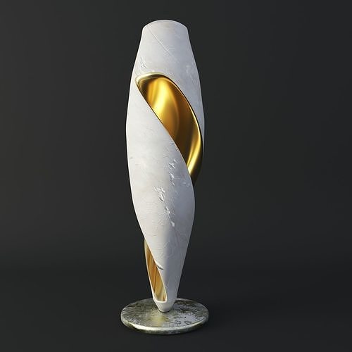 AbstracT Sculpture  Low-poly 3D model