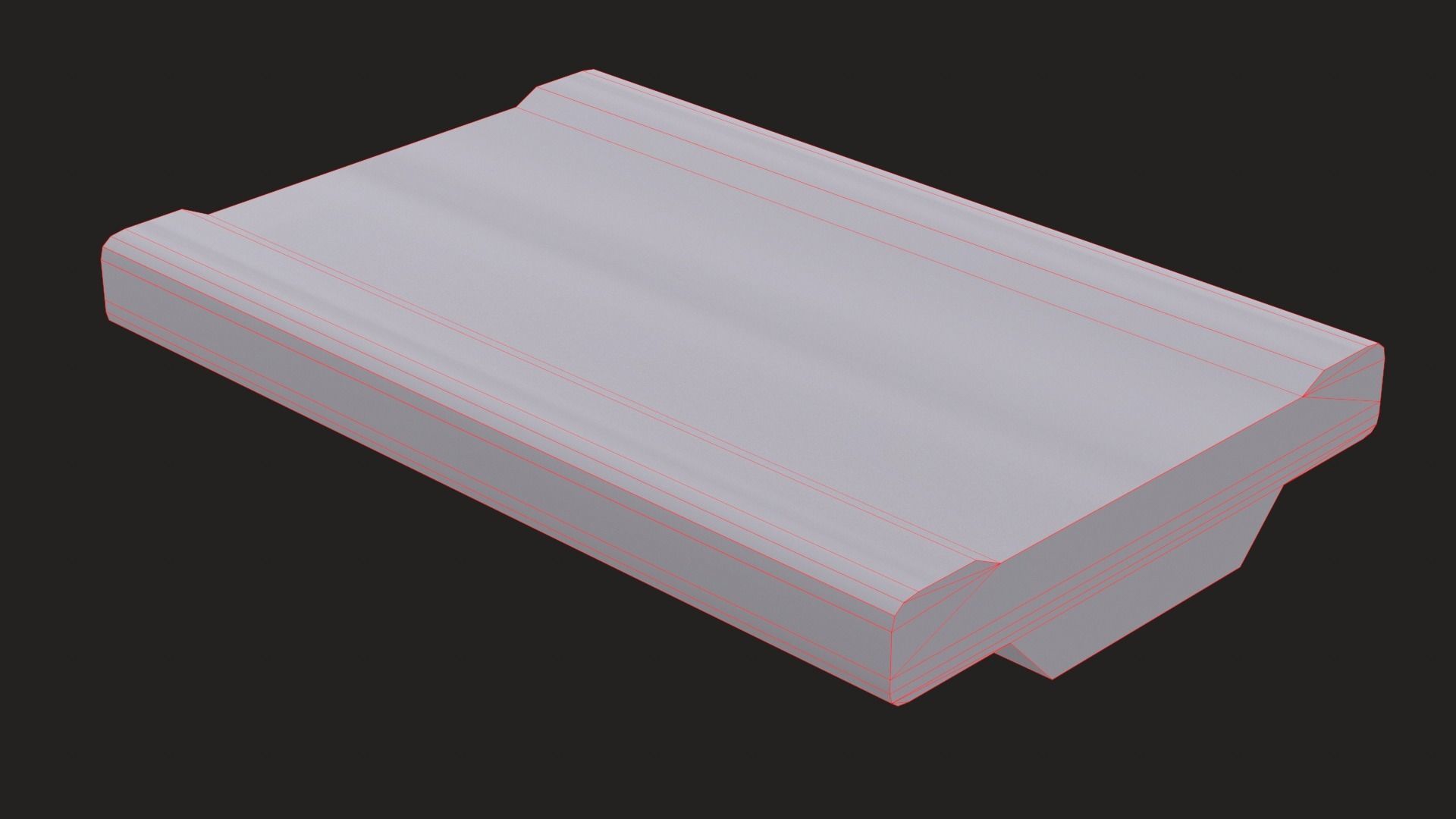 Sci-Fi Modular Platform Low-poly 3D model_14