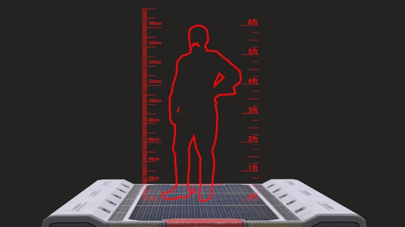 Sci-Fi Modular Platform Low-poly 3D model_12