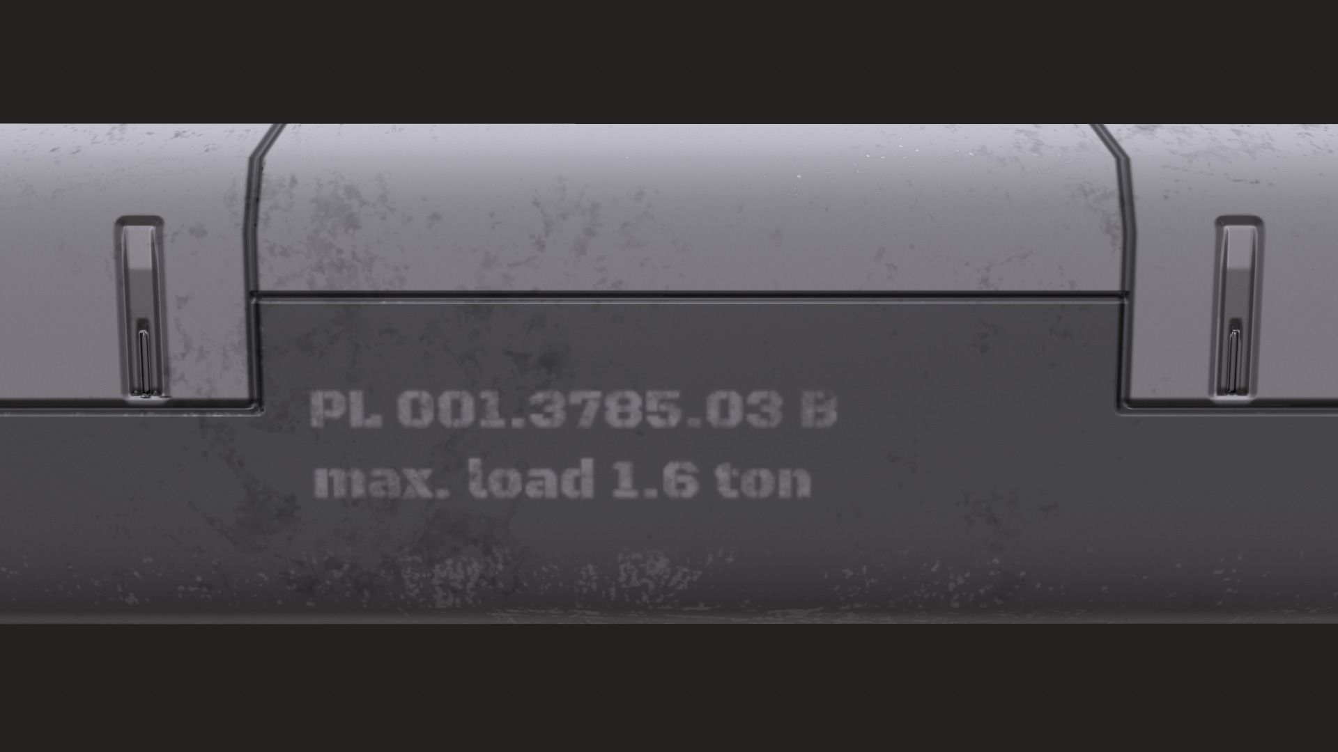 Sci-Fi Modular Platform Low-poly 3D model_8