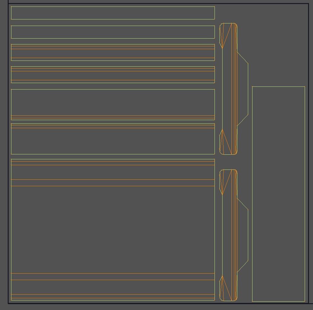 Sci-Fi Modular Platform Low-poly 3D model_16