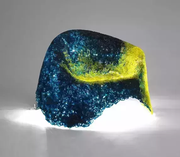 Alice chair with light shining