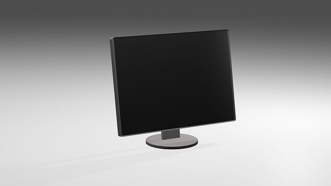 Computer monitor 3D model