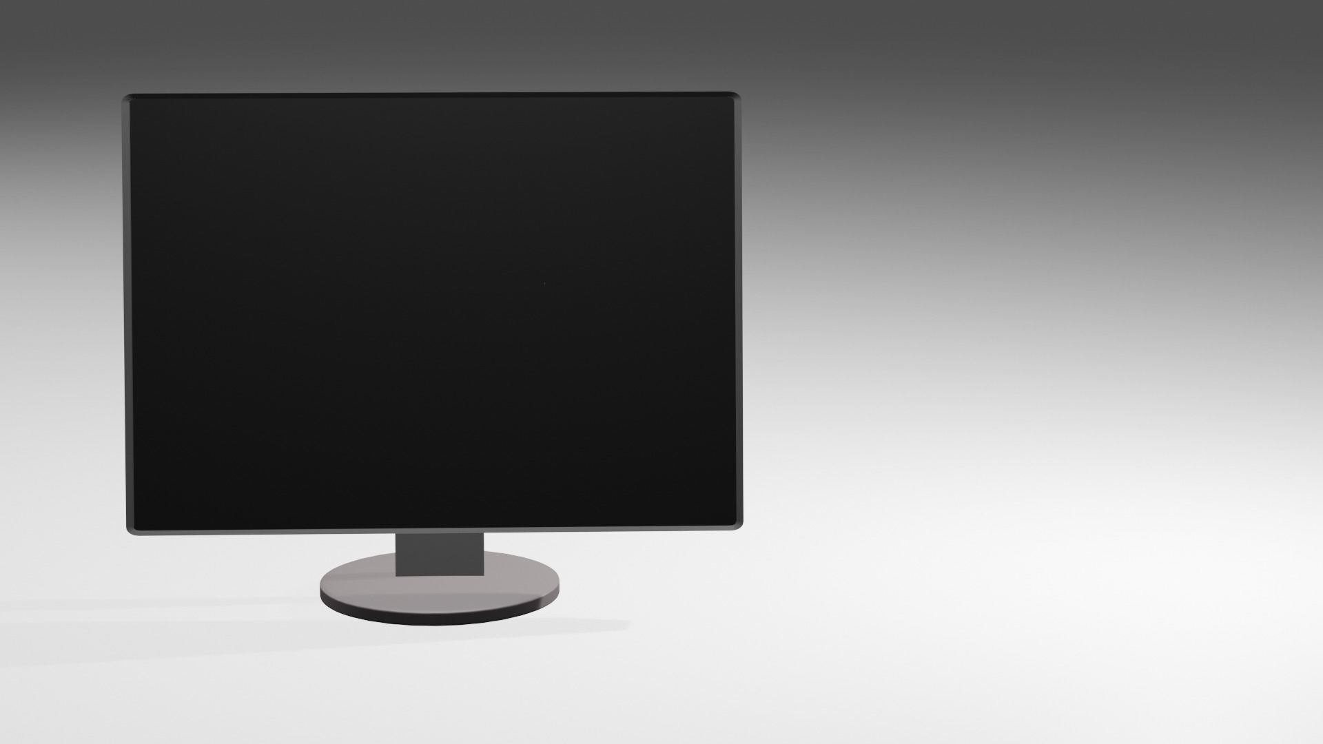 Computer monitor 3D model_1