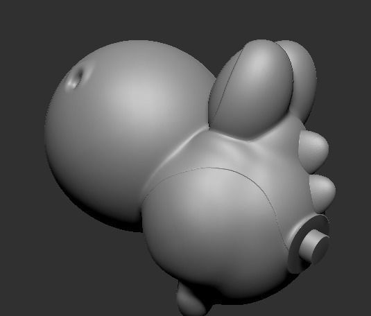 Baby Mario and Yoshi  3D print model_15