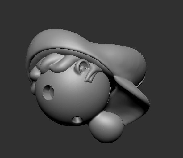 Baby Mario and Yoshi  3D print model_16