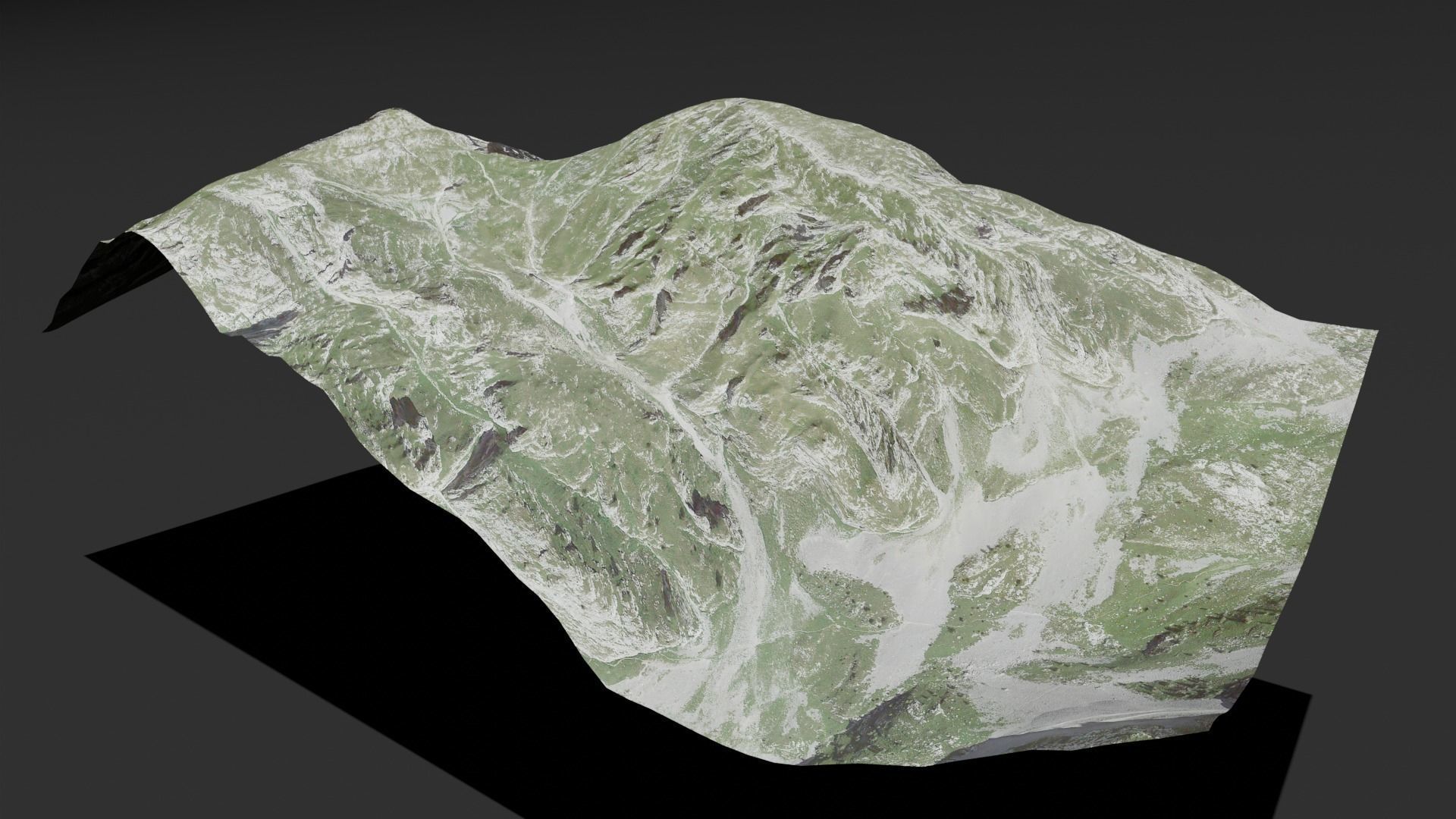 10 Background kitbash landscapes for your main scene Low-poly 3D model_10