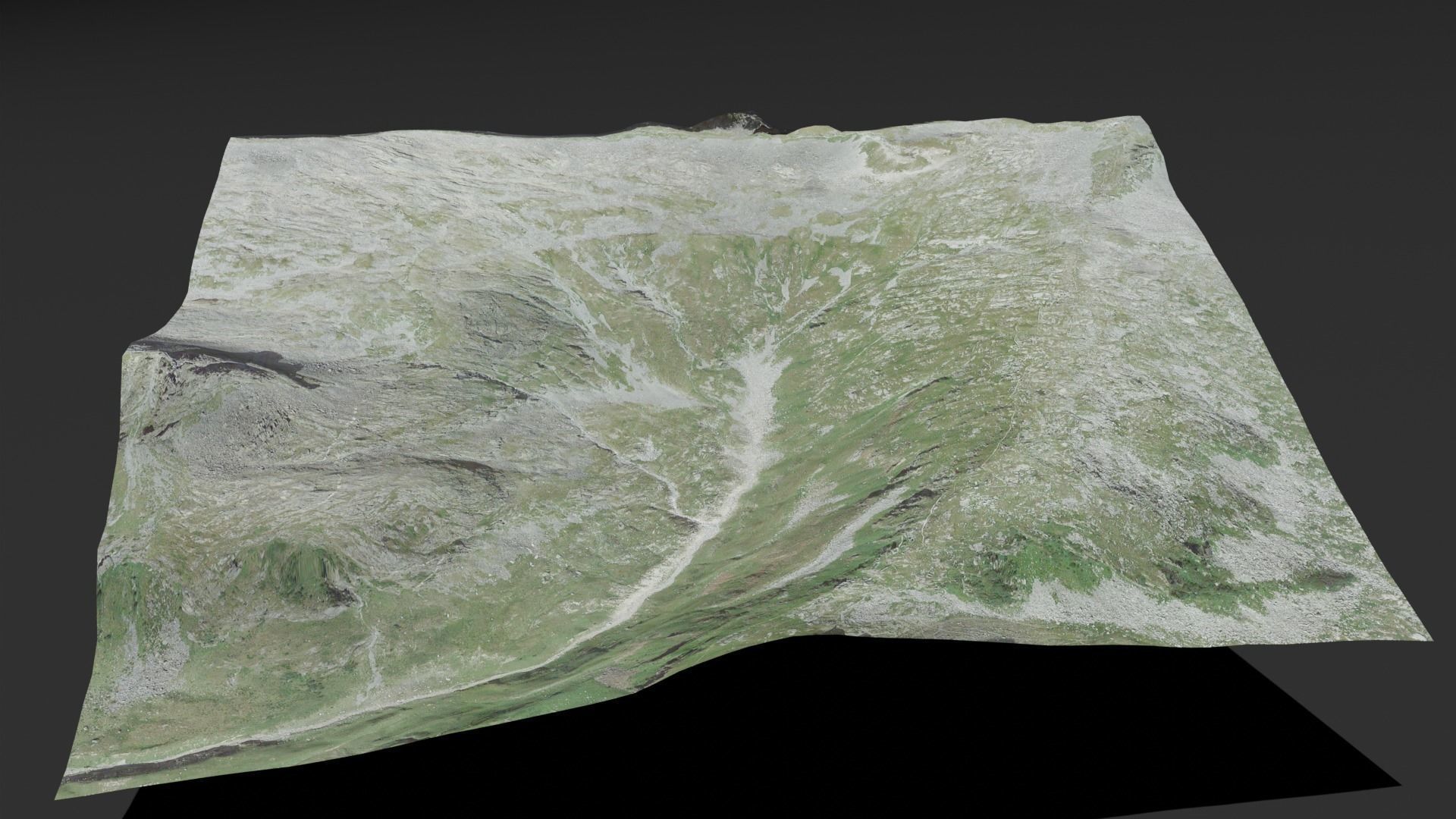 10 Background kitbash landscapes for your main scene Low-poly 3D model_11