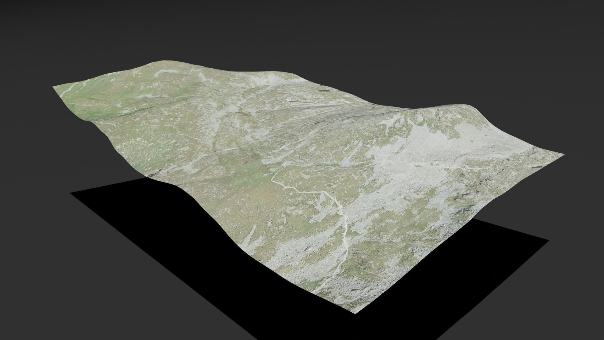 10 Background kitbash landscapes for your main scene Low-poly 3D model_6