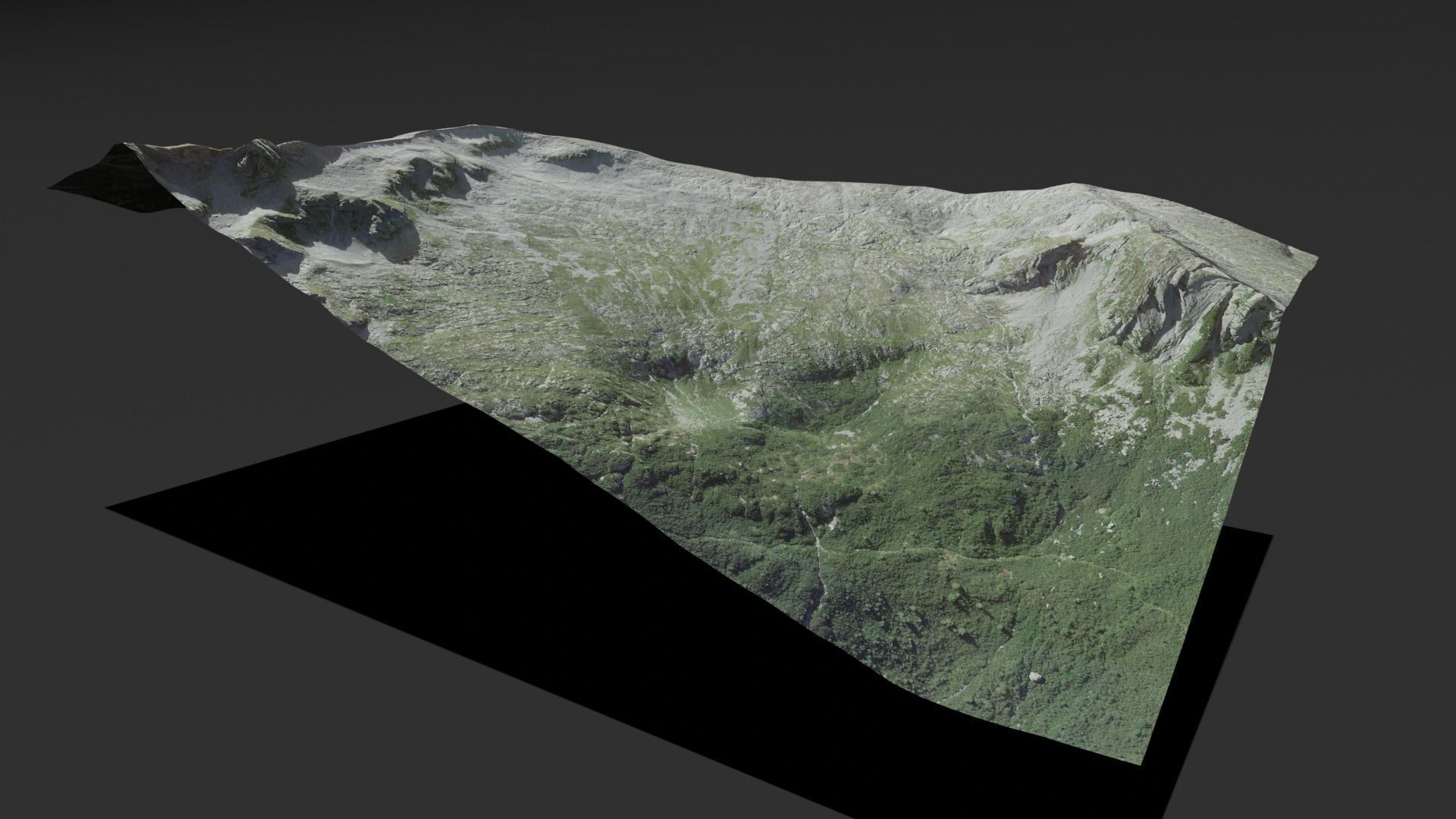 10 Background kitbash landscapes for your main scene Low-poly 3D model_2