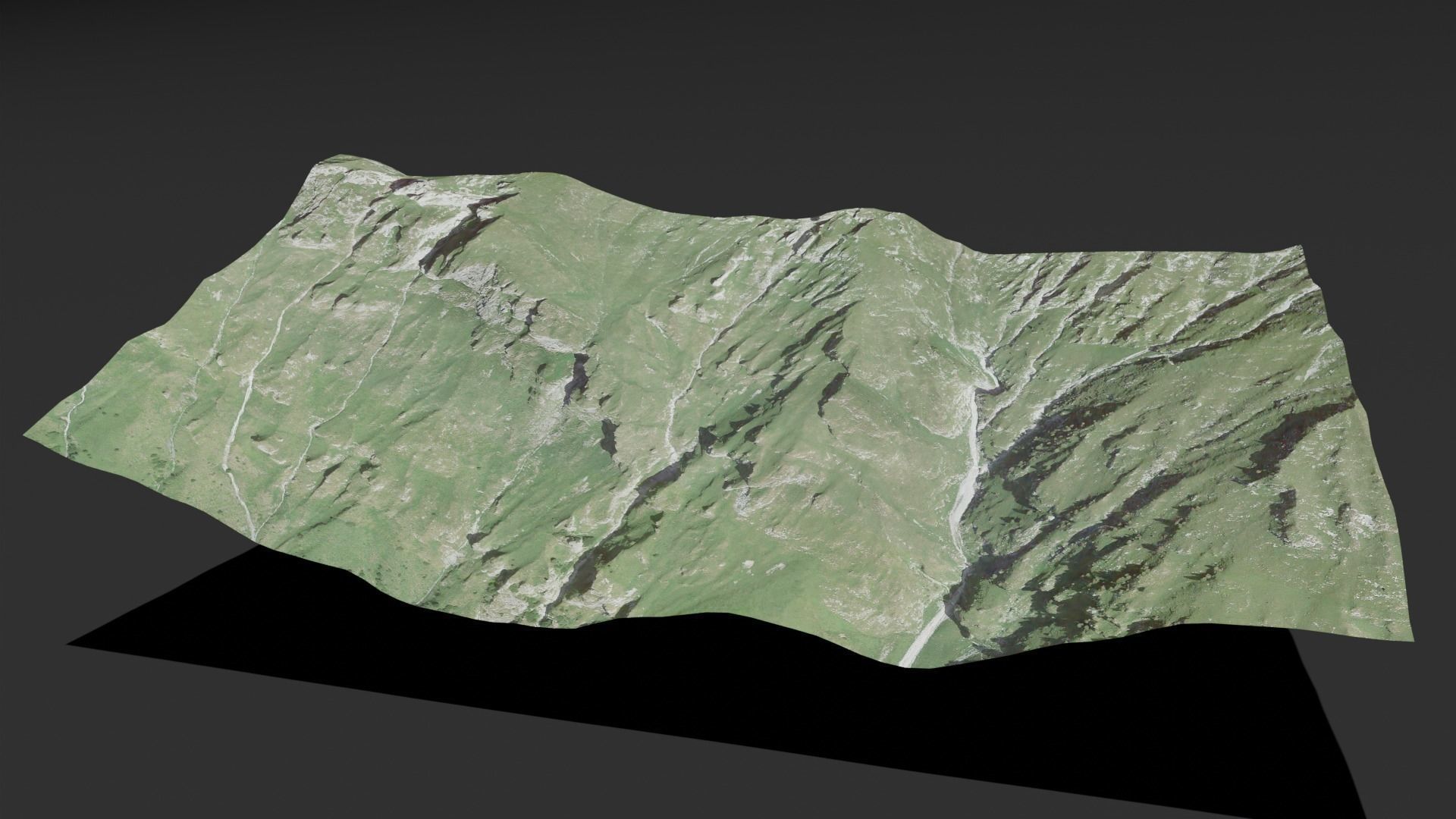 10 Background kitbash landscapes for your main scene Low-poly 3D model_8