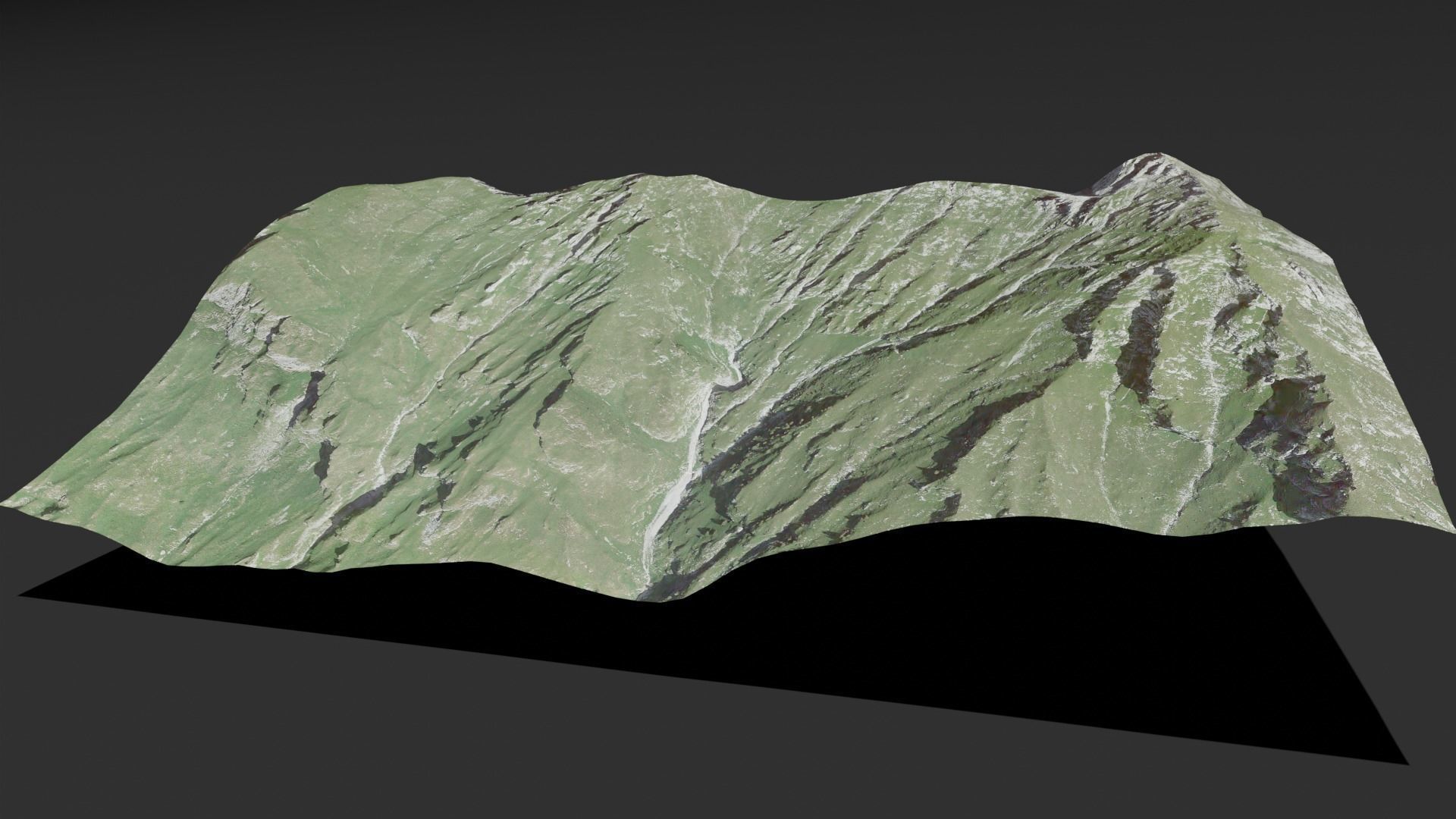 10 Background kitbash landscapes for your main scene Low-poly 3D model_4