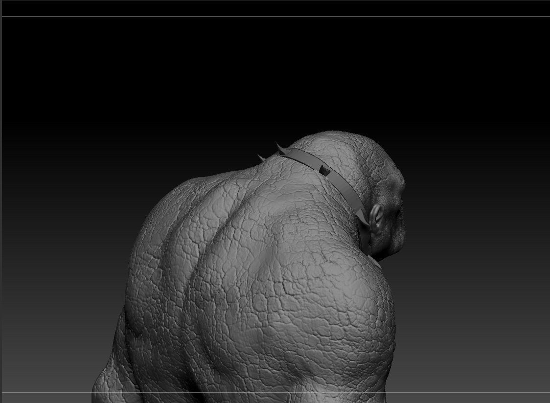 Cave Troll - The Lord of the Rings 3D print model_7