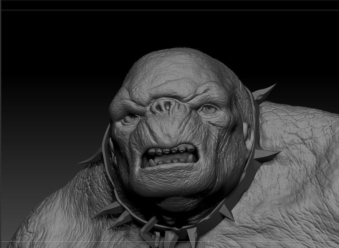 Cave Troll - The Lord of the Rings 3D print model_12