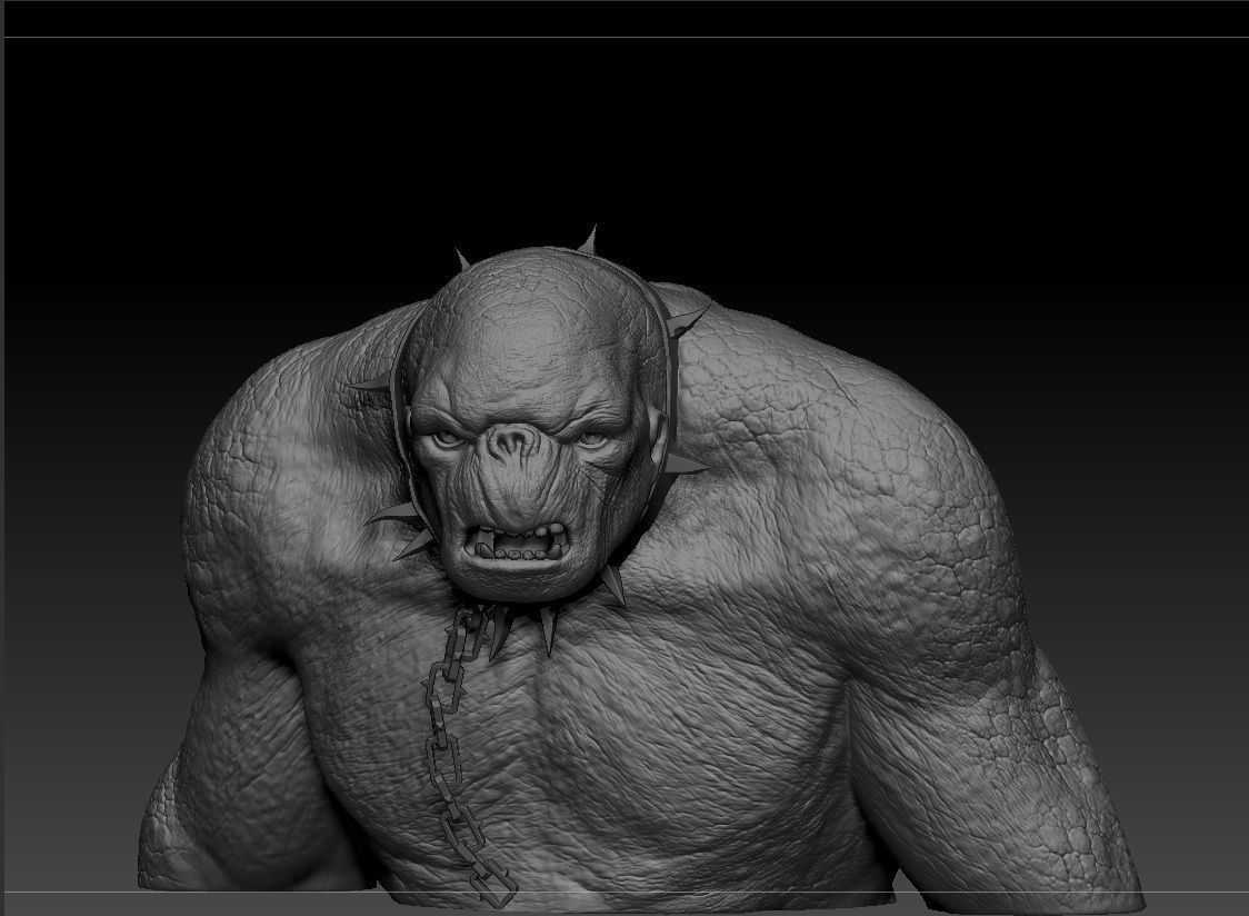 Cave Troll - The Lord of the Rings 3D print model_1