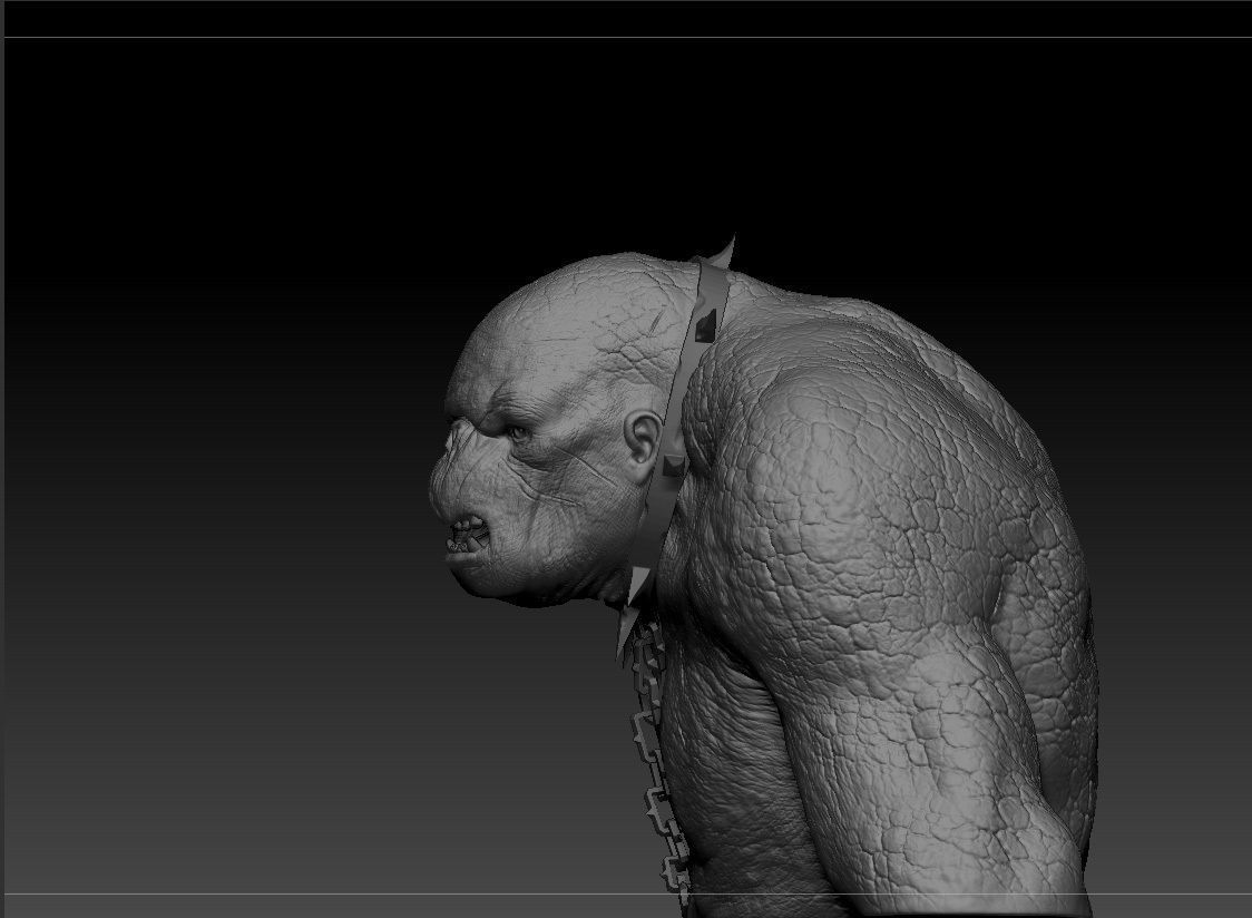 Cave Troll - The Lord of the Rings 3D print model_3
