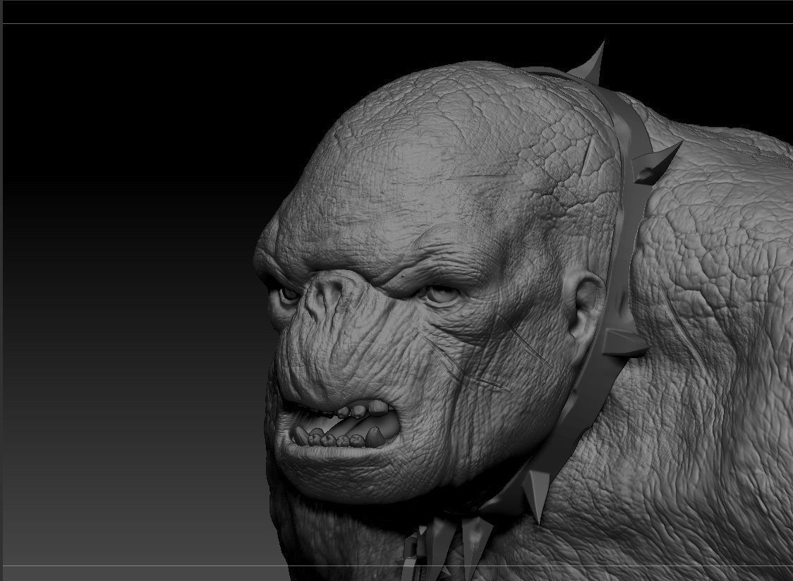 Cave Troll - The Lord of the Rings 3D print model_9