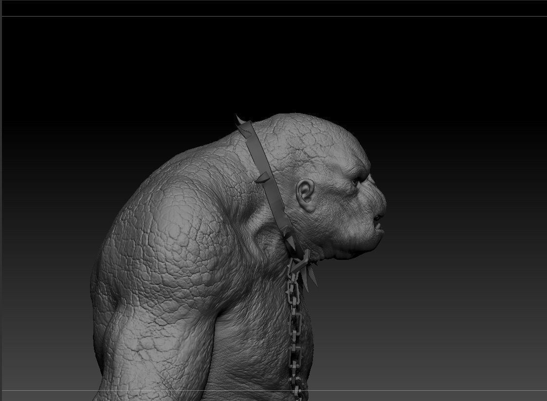 Cave Troll - The Lord of the Rings 3D print model_6