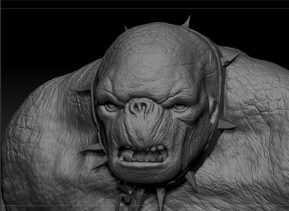 Cave Troll - The Lord of the Rings 3D print model_8