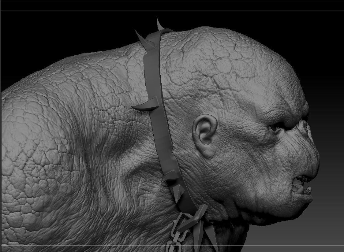 Cave Troll - The Lord of the Rings 3D print model_10