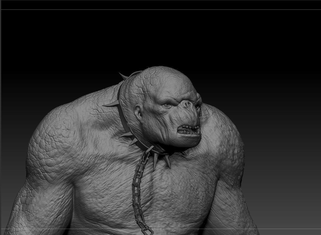 Cave Troll - The Lord of the Rings 3D print model_5