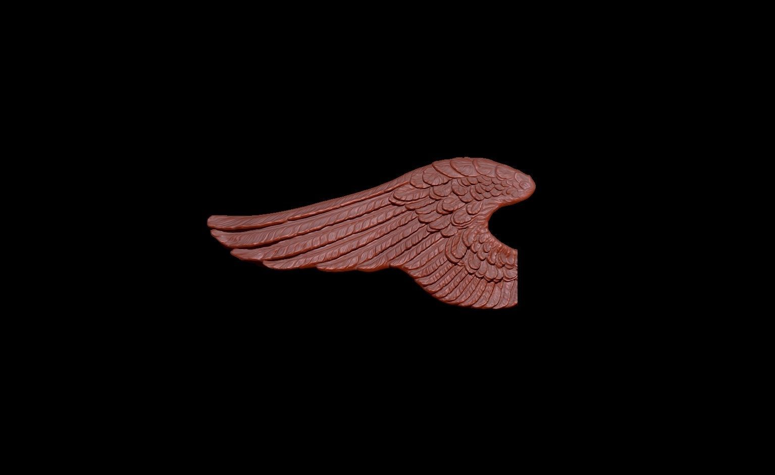 3D Model Wings angel wing 3D print model_3