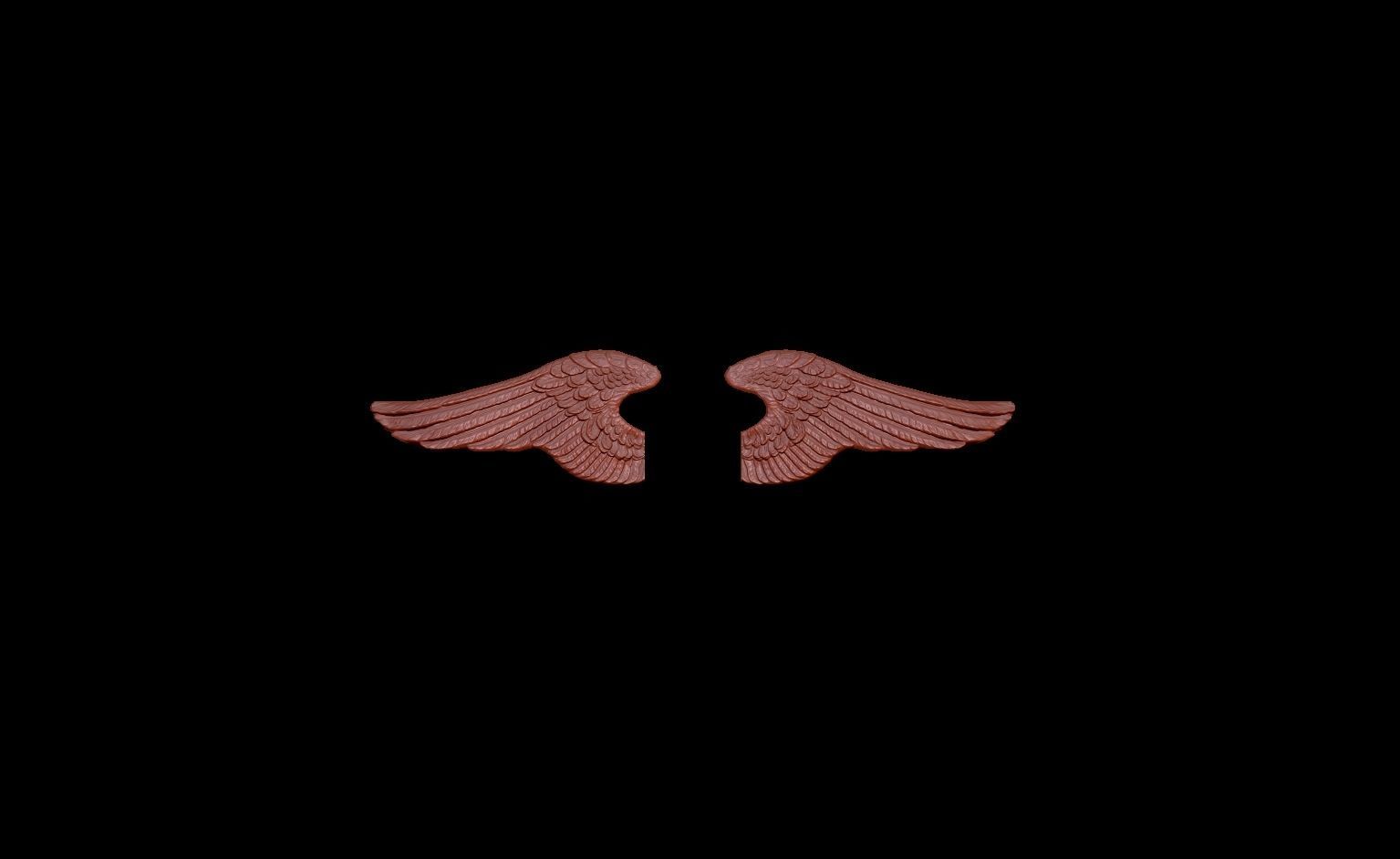 3D Model Wings angel wing 3D print model_2