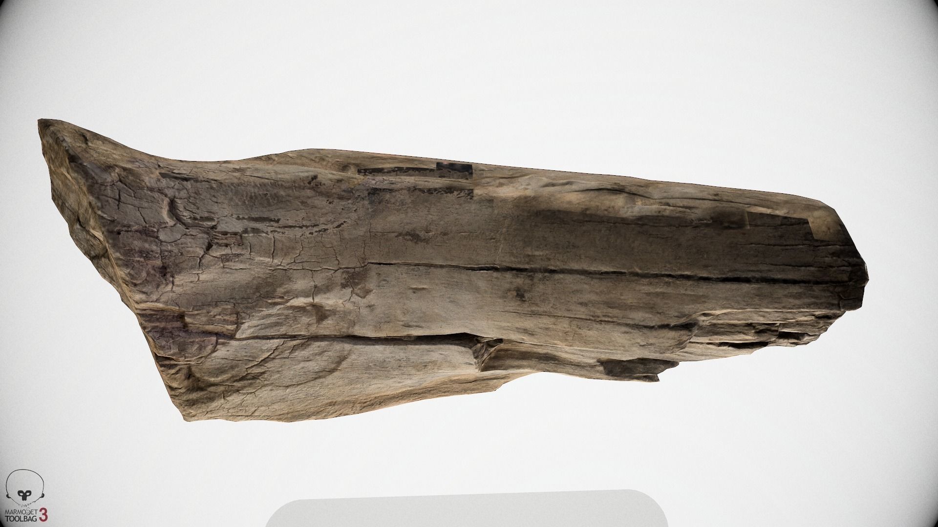 scan wood Low-poly 3D model_7