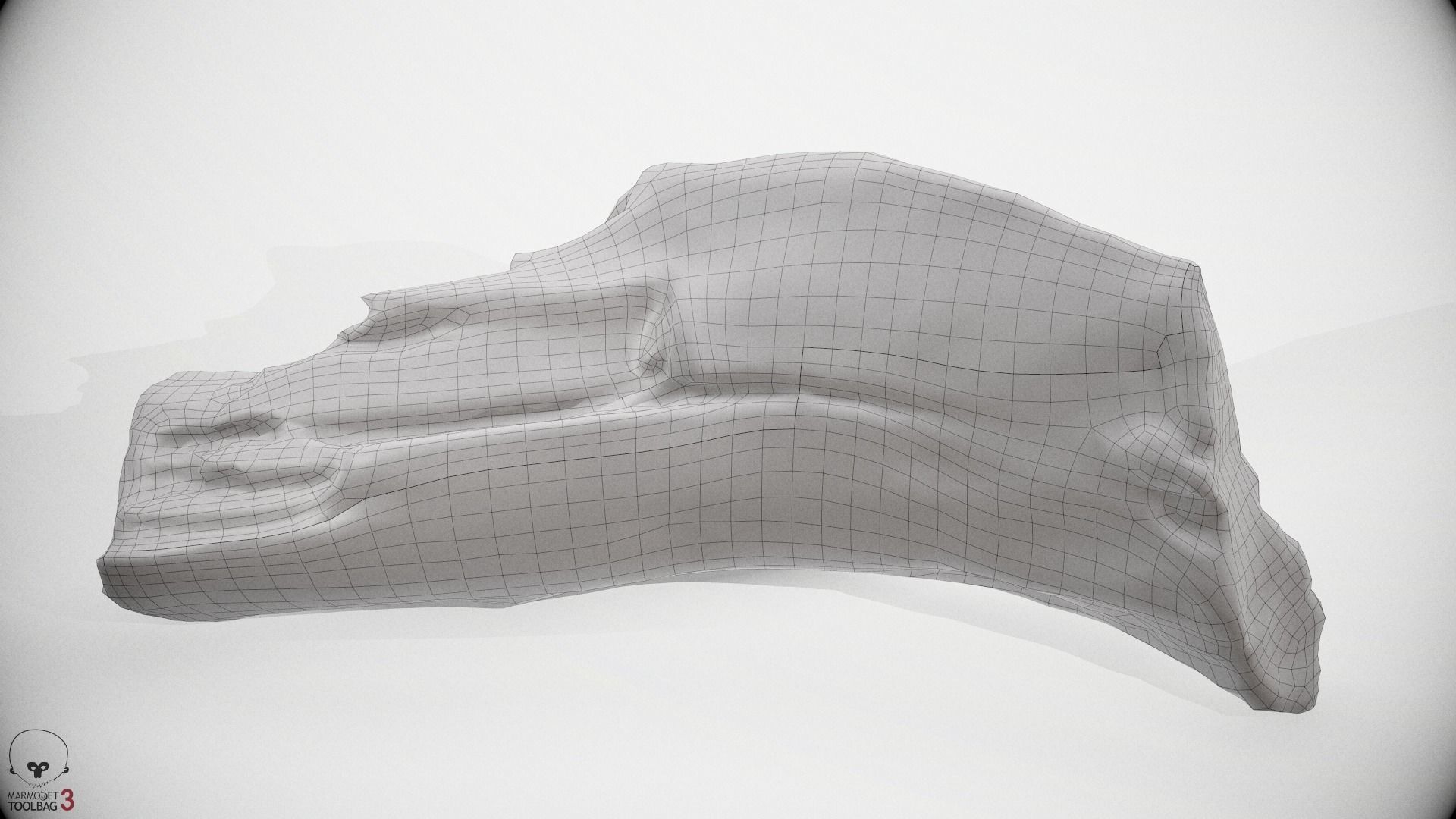 scan wood Low-poly 3D model_3