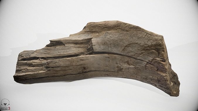 scan wood Low-poly 3D model