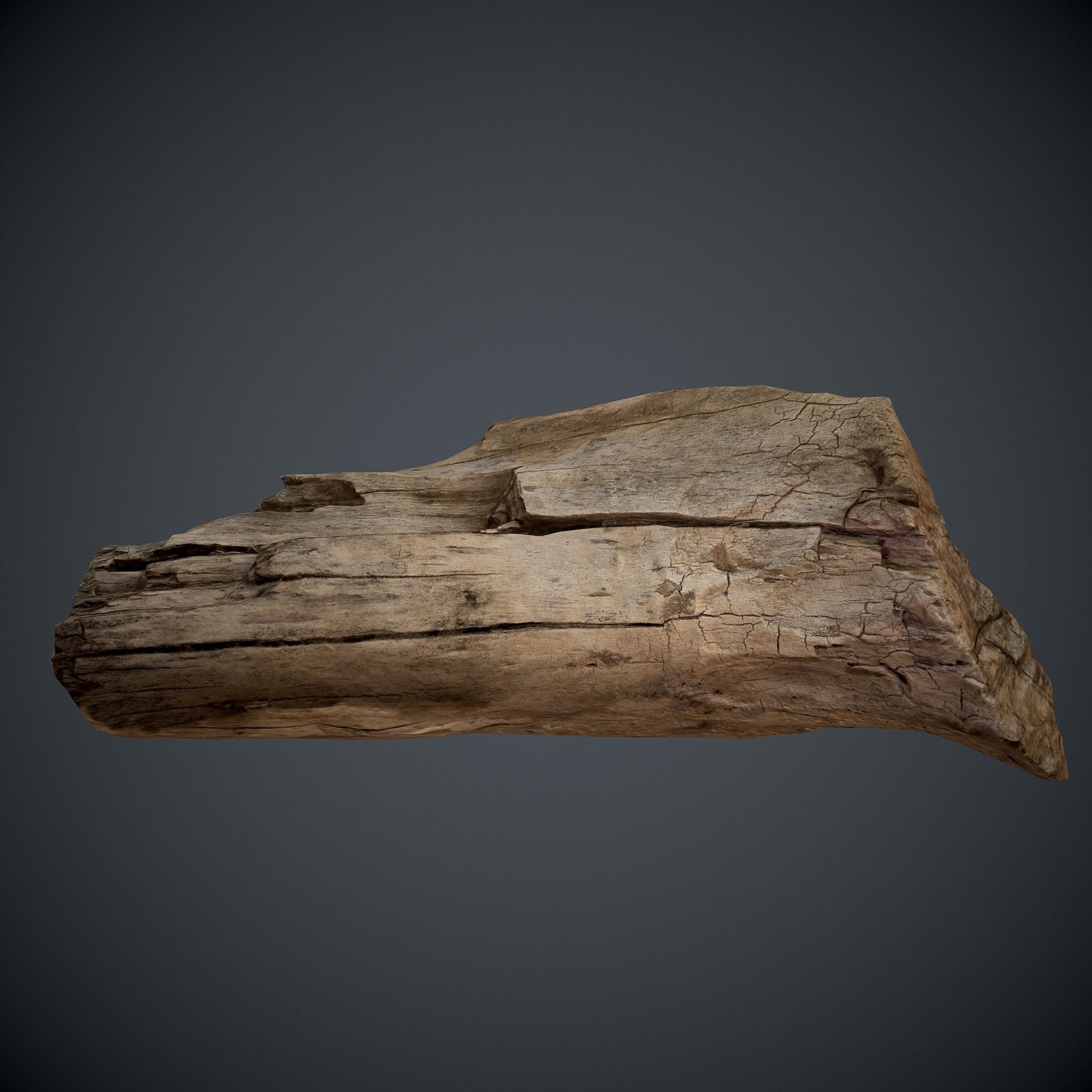 scan wood Low-poly 3D model_9