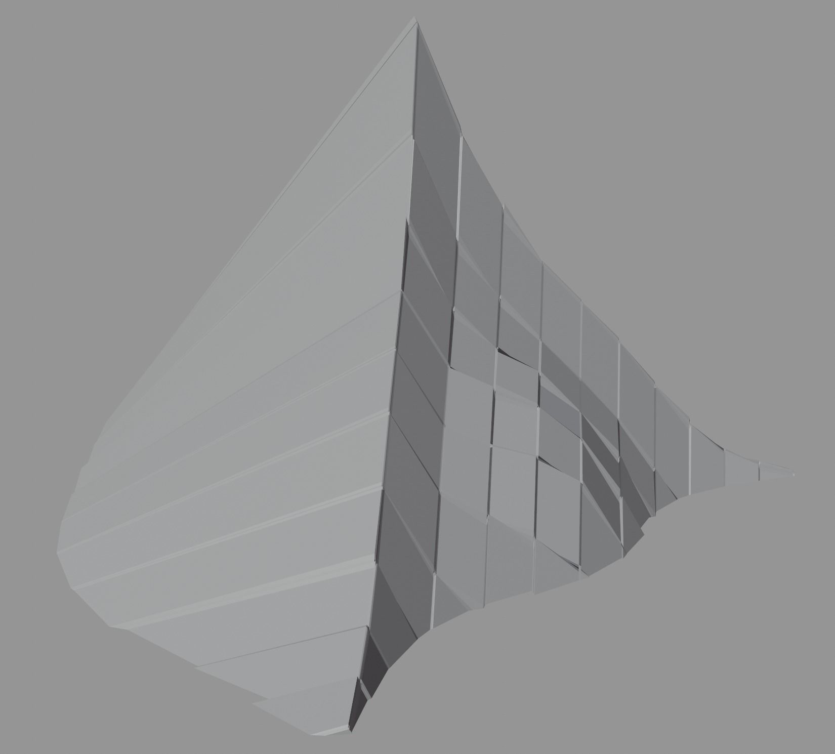 Peak Structure 3rd Version Low-poly 3D model_7