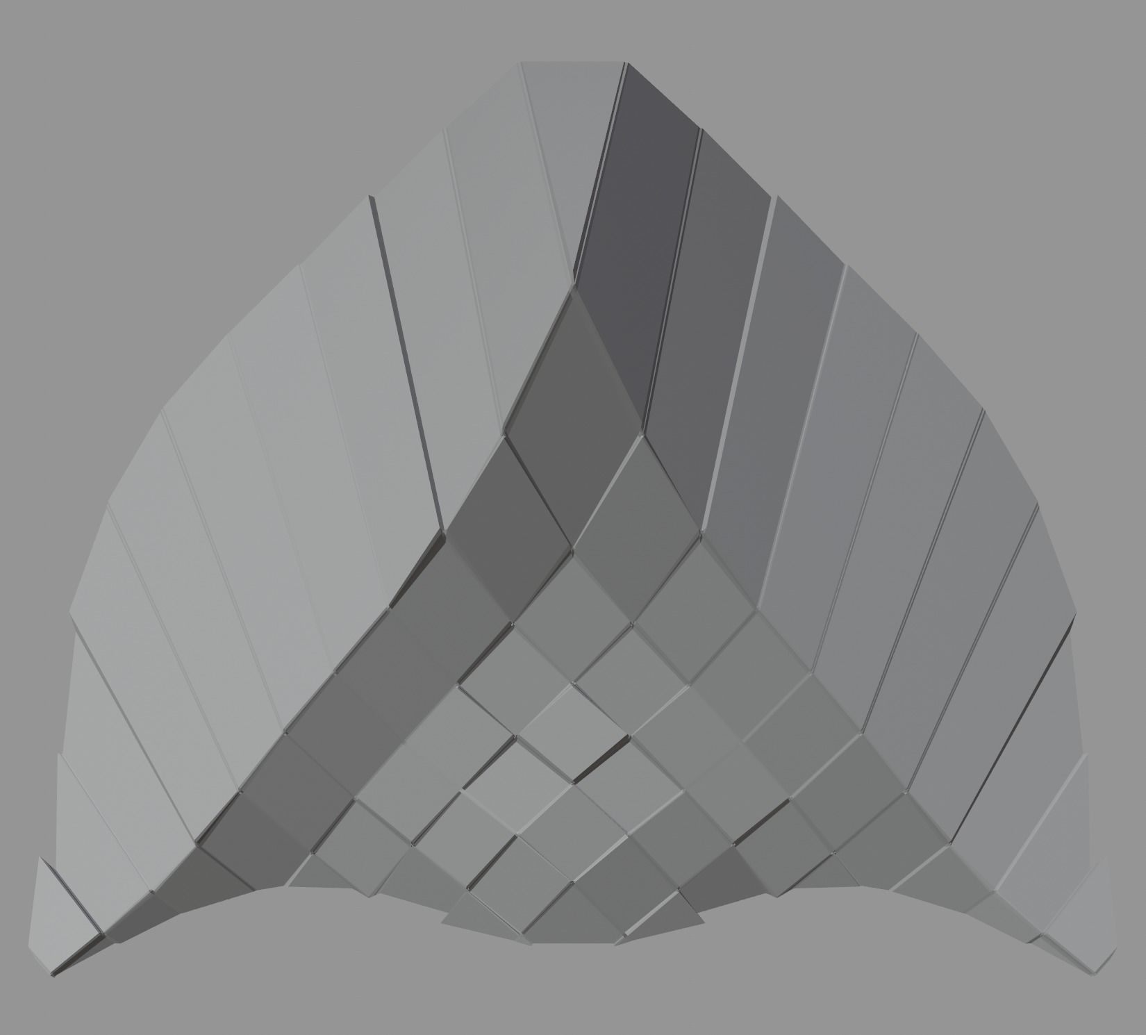 Peak Structure 3rd Version Low-poly 3D model_4